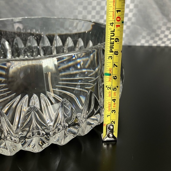Gorham Althea Cut Crystal Large Round Serving Bowl - Picture 7 of 7